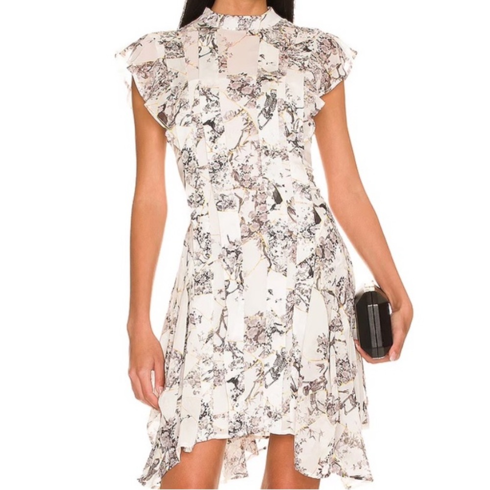 ALLSAINTS Fleur Buruberu Dress in White